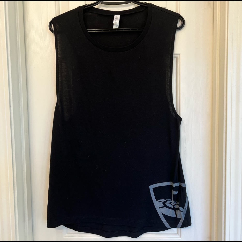 Topgolf Las Vegas Bella Canvas Women’s XL muscle tank top lightweight new black